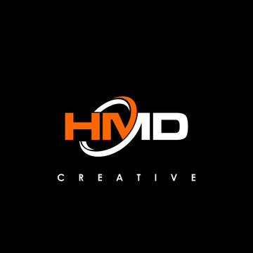 HMD Letter Initial Logo Design Template Vector Illustration	
