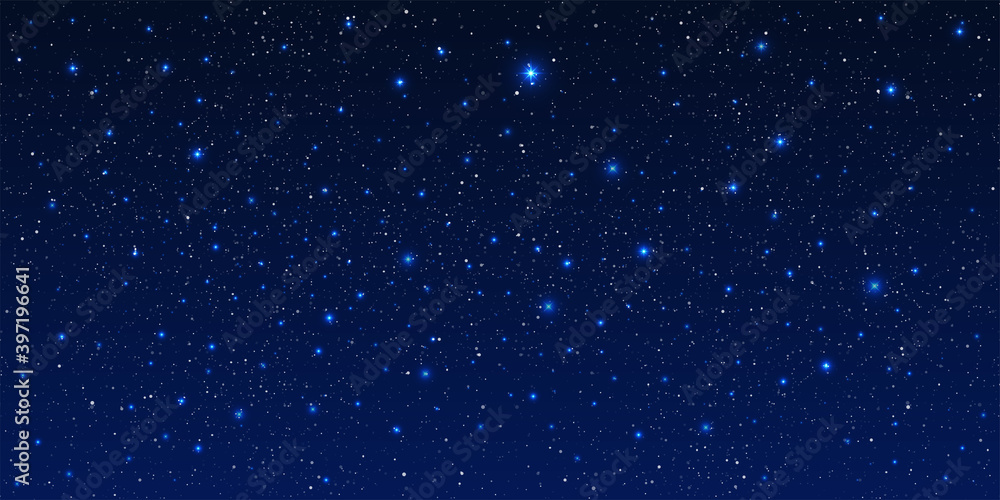Wall mural beautiful milky way galaxy background with nebula cosmos. stardust in deep universe and bright shini