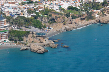 Fotografía de la costa de Torrox en Málaga, Andalucía, España