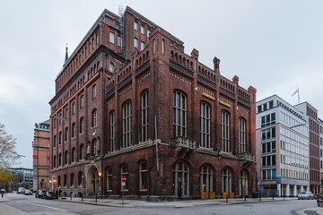 Fototapeta na wymiar Patriotische Gesellschaft Gebäude in Hamburg