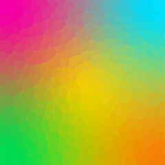 Colorful gradient background. Colorful background. Crystal pattern wallpaper. Polygon background. Vector picture.
