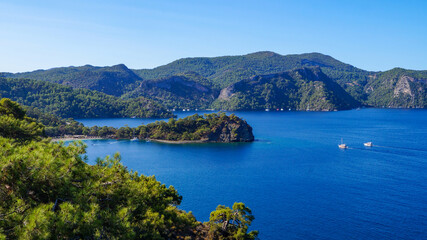 Fototapeta premium Morning Fethiye bay views