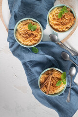 Aletria is a classic Portuguese vermicelli pudding and this is a traditionally served at Christmas...