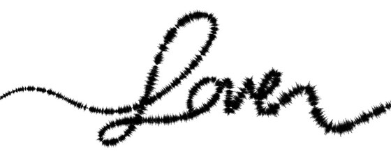 Heart. Abstract love symbol. Continuous line art drawing illustration. Valentines day background banner