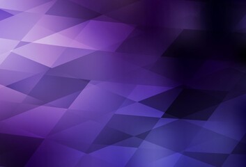 Dark Purple vector background with rectangles.
