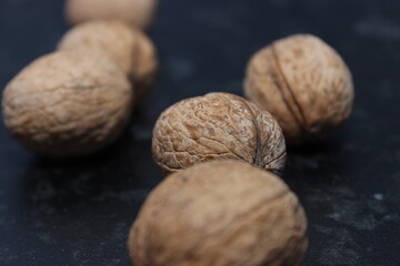 walnuts close up
