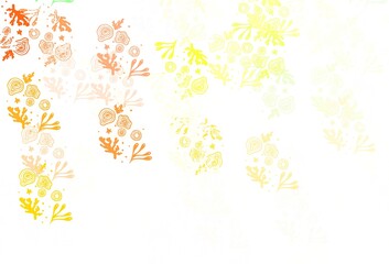 Light Pink, Green vector texture with abstract forms.