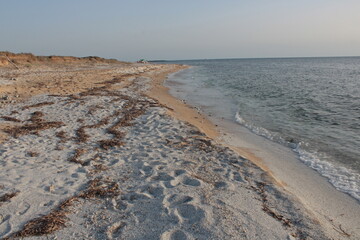 la spiaggia di maimoni al tramonto