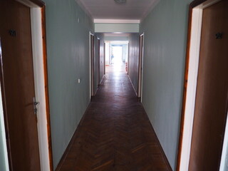 The interior of the hotel, the boarding house in Abkhazia. 
