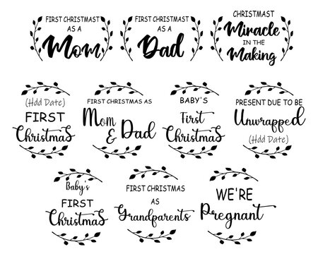 32 Best Baby S First Christmas Images Stock Photos Vectors Adobe Stock