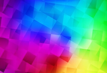 Obraz premium Dark Multicolor vector pattern in square style.