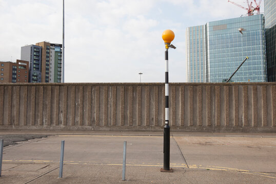Close-up view of typical London street
