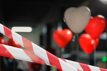 No St Valentine's Day party to be held during coronavirus outbreak, Forbidden ribbons, precautions...
