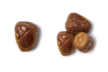Dried dates fruits in studio