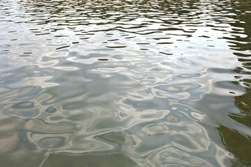 Full frame shot of ripples in lake