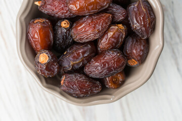 Dried dates fruits in studio
