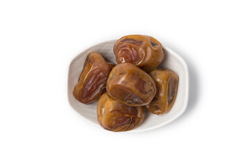 Dried dates fruits in studio