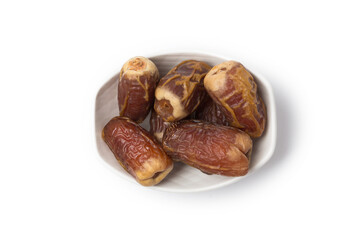 Dried dates fruits in studio