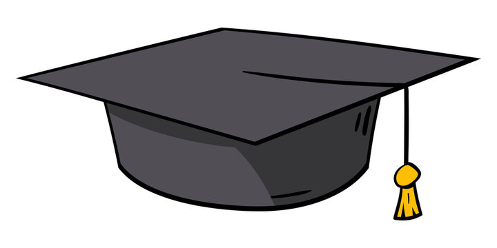 Graduation university or college black cap