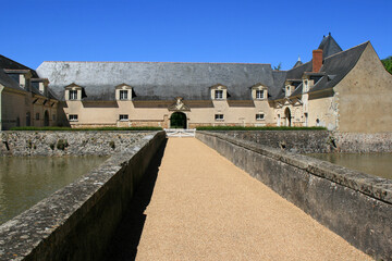 medieval castle (plessis-bourré) in écuillé in france © frdric