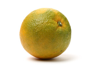 Orange fruit on the white background