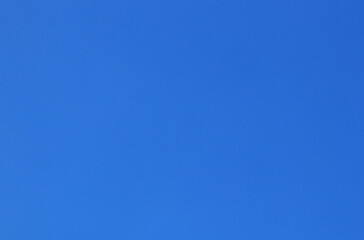 The clear blue sky is cloudless as a single color background.