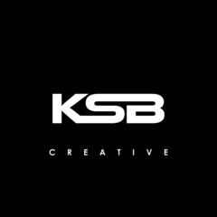 KSB Letter Initial Logo Design Template Vector Illustration	
