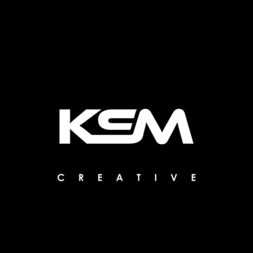 KSM Letter Initial Logo Design Template Vector Illustration	
