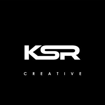 KSR Letter Initial Logo Design Template Vector Illustration	
