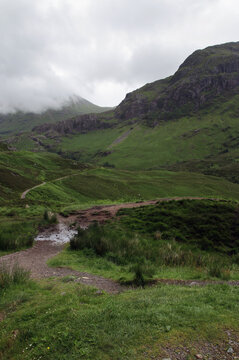 Highlands couldy landscape