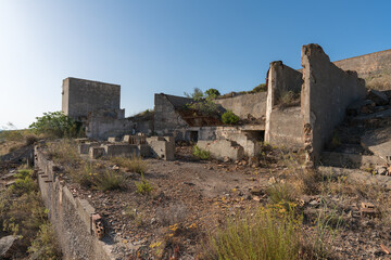 Construction in an abandoned mining complex in southern Spain