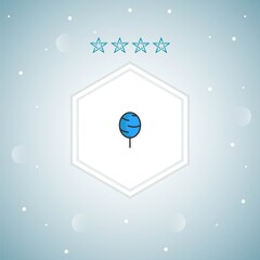 cotton candy vector icons modern