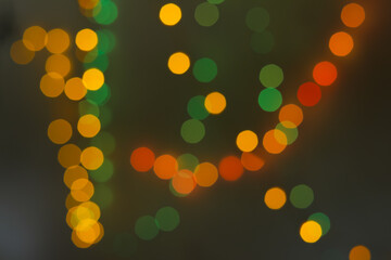 Beautiful blurred light bokhe for background material