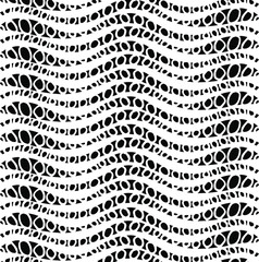 Waves of stripes with a pattern. Background of stripes that are divided into fragments.