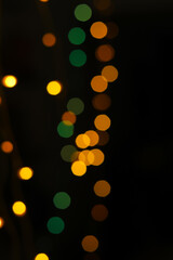 Beautiful blurred light bokhe for background material