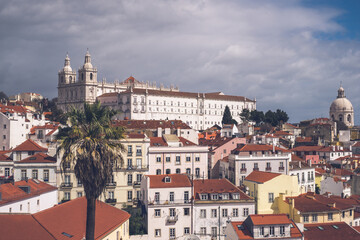 Fototapeta na wymiar Historical center of Lisbon, Portugal.