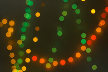 Beautiful blurred light bokhe for background material