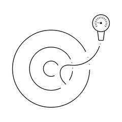 Tire Pressure Gage Icon