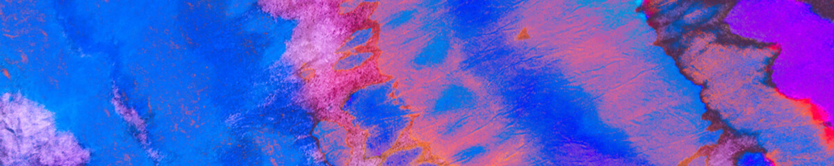 Bight Fashion Pattern. Tie Dye Blues. Psychedelic