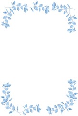 優しいタッチのユーカリのフレーム