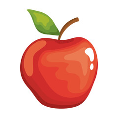 Apple fruit design of healthy organic food theme Vector illustration