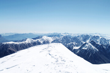 the top of Kazbegi