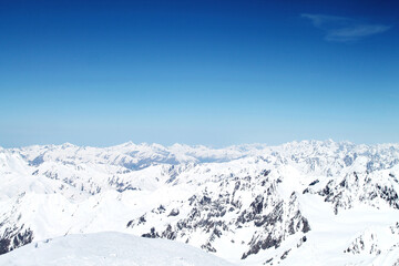 Obraz premium the top of Kazbegi