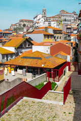 Obraz premium Old buildings and classical architecture, old city and panorama of Porto, Portugal, Europe
