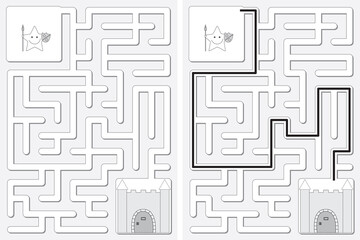 Easy little star maze