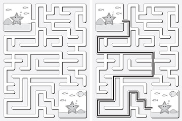 Easy little star maze