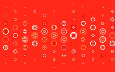 Light Red vector background with spots.