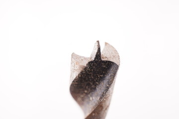 metal drill on a white background