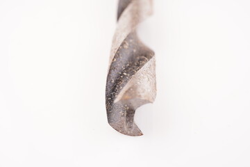 metal drill on a white background