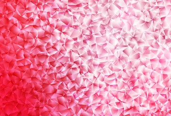 Light Red vector abstract mosaic background.